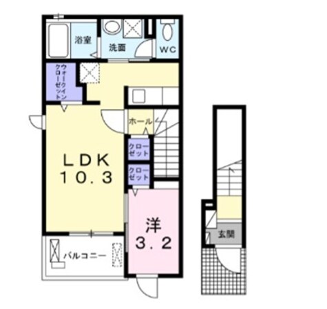 姫路駅 徒歩28分 2階の物件間取画像